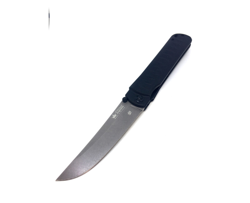 Zavírací nůž KIZLYAR SUPREME® Whisper D2 TacWash Black-Black G10