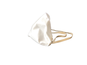 Rouška dvouvrstvá bílá s gumičkami - balení 10ks