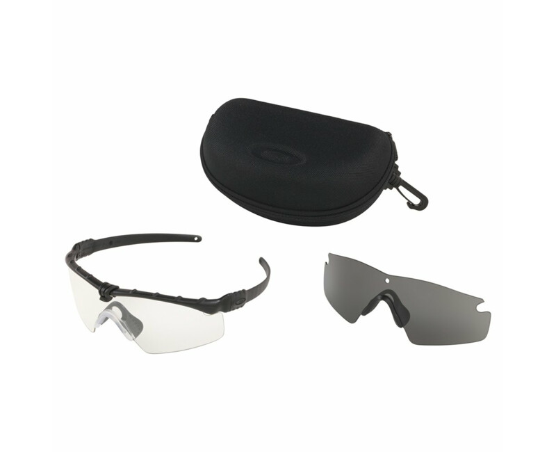Set balistických brýlí Oakley SI M-Frame 3.0, černý rám, čirá / kouřová skla