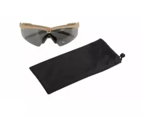 Balistické brýle Oakley SI M-Frame 3.0, Dark Bone rám, kouřová skla