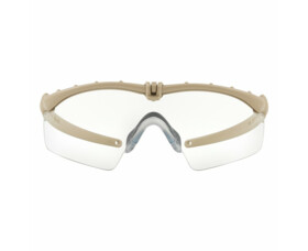 Set balistických brýlí Oakley SI M-Frame 3.0, Dark Bone rám, čirá / kouřová skla