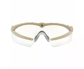 Set balistických brýlí Oakley SI M-Frame 3.0, Dark Bone rám, čirá / kouřová skla