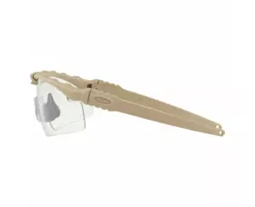 Set balistických brýlí Oakley SI M-Frame 3.0, Dark Bone rám, čirá / kouřová skla