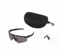Set balistických brýlí Oakley SI M-Frame 2.0, černý rám, čirá / Prizm kouřová skla