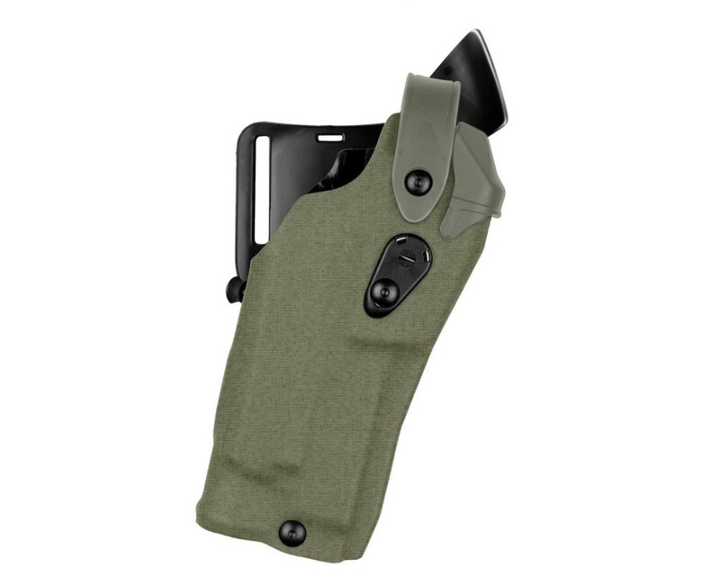 Opaskové pouzdro Safariland 6395RDS ALS® Low-Ride Duty Holster, pravostranné, ranger green