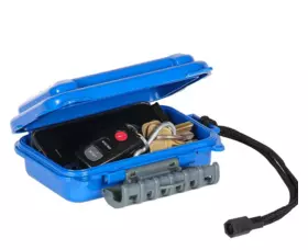 Odolné pouzdro Plano Blue Small, modré