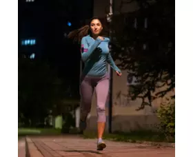 Obranný gel SABRE RED pro běžce, reflexní LED návlek, růžový