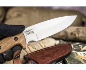Pevný nůž KIZLYAR SUPREME® Shark AUS 8 SW Walnut