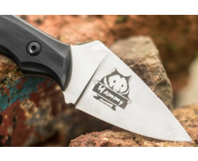 Pevný nůž KIZLYAR SUPREME® Hammy Sleipner LSW Black G10. světlé pouzdro