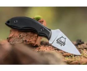 Pevný nůž KIZLYAR SUPREME® Hammy Sleipner LSW Black G10. světlé pouzdro