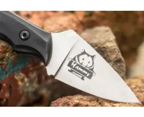 Pevný nůž KIZLYAR SUPREME® Hammy Sleipner LSW Black G10. světlé pouzdro