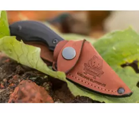 Pevný nůž KIZLYAR SUPREME® Hammy Sleipner LSW Black G10. světlé pouzdro