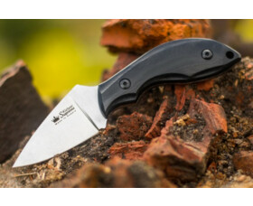 Pevný nůž KIZLYAR SUPREME® Hammy Sleipner LSW Black G10. světlé pouzdro