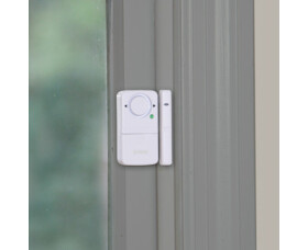 Bezpečnostní dveřní lišta SABER s alarmem detekujícím vibrace 115dB
