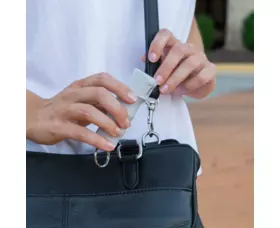 Obranný sprej SABRE RED, malý flakon, světle šedý