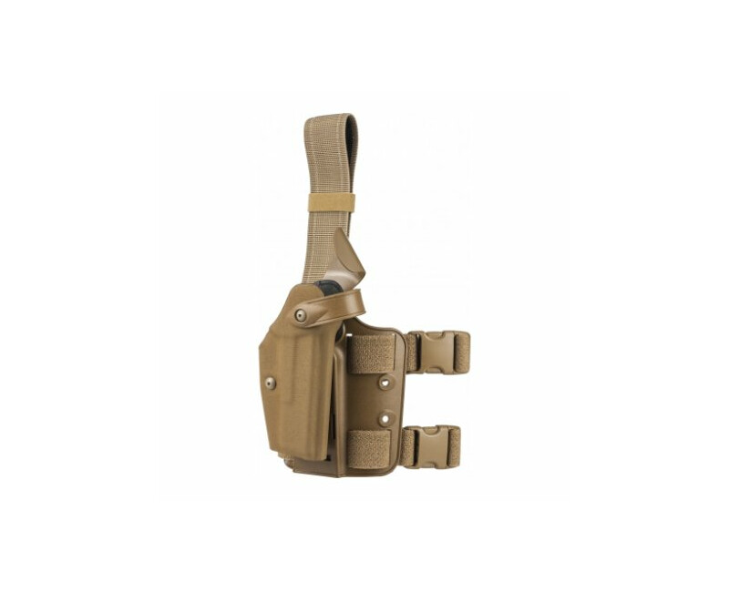 Stehenní holster Safariland USN SLS  Glock 17/22, pravostranný, hnědý