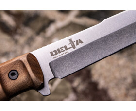 Pevný nůž KIZLYAR SUPREME® Delta 420HC SW Walnut