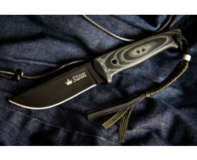 Pevný nůž KIZLYAR SUPREME® Nikki D2 SW Walnut