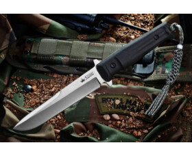 Pevný nůž KIZLYAR SUPREME® Trident 420HC SW Walnut