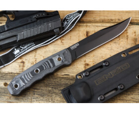 Pevný nůž KIZLYAR SUPREME® Enzo AUS-8 BT G10