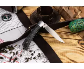 Zavírací nůž KIZLYAR SUPREME® Gent D2 Satin Carbon Fiber