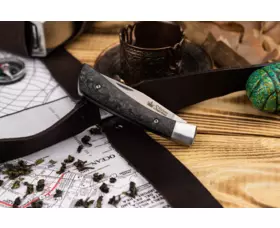 Zavírací nůž KIZLYAR SUPREME® Gent D2 Satin Carbon Fiber