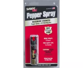 Obranný gel SABRE RED kapesní s klipem, černý