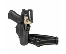Opaskové pouzdro BlackHawk T-SERIES L2C OVERT COMPACT Glock 19 Černé Pravostranné