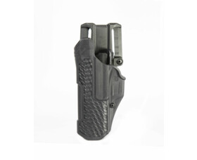 Opaskové pouzdro BlackHawk T-SERIES L2D COMPACT Glock 17 se svítilnou, B/W Pravostranné