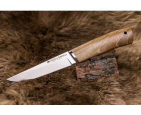 Pevný nůž KIZLYAR SUPREME® Malamute Niolox SW Walnut