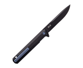 Zavírací nůž Tekto Knives F2 Bravo, černý - modrý detail