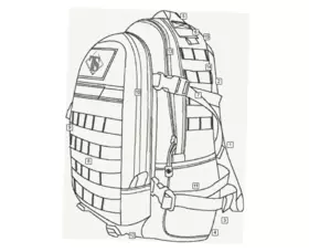 Batoh TRU-SPEC T.R.U.® Elite 3 Day Backpack, Multicam