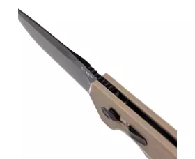 Zavírací nůž Tekto Knives A3 Delta, Desert - černý detail