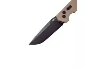 Zavírací nůž Tekto Knives A3 Delta, Desert - černý detail