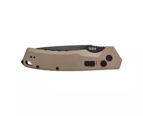 Zavírací nůž Tekto Knives A3 Delta, Desert - černý detail
