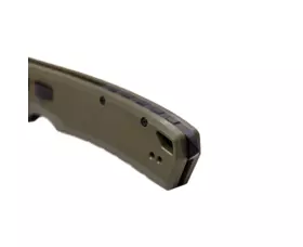Zavírací nůž Tekto Knives A3 Delta, OD Green - černý detail