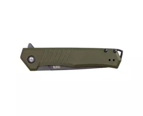 Zavírací nůž Tekto Knives F1 Alpha, zelený - černý detail