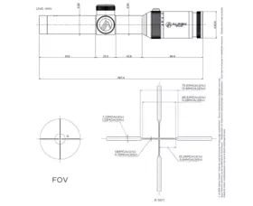 Puškohled Alpen APEX XP Rifle Scope 1-6x24 Duplex