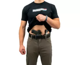 Pouzdro pro skryté nošení Safariland INCOG X® IWB RDS pro Glock 43X/48 se svítilnou, pravostranné, černé, s pouzdrem na zásobník