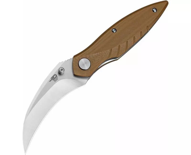 Zavírací nůž Mantidae Linerlock, Bestech Knives, hnědá