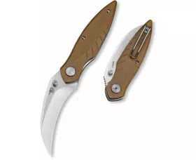 Zavírací nůž Mantidae Linerlock, Bestech Knives, hnědá