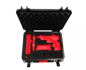 Odolný kufr HPRC 2350 s výřezem pro CZ P10C, černý