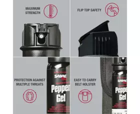 Obranný sprej SABRE Red CROSSFIRE MK-3,5 Gel, 10% OC 1.33% MC, 2.0 oz