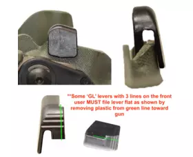 OT Defense Long Nub Mod - černý, levostranný