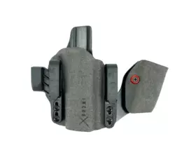 Pouzdro pro skryté nošení Safariland INCOG X® IWB RDS pro Glock 17/19 s kolimátorem, levostranné, černé, s pouzdrem na zásobník