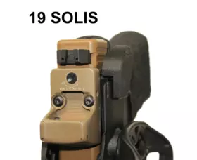 OT Defense Nub Mod s lepidlem pro pouzdro Safariland Solis Glock 19 - černý, pravostranný
