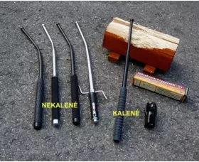 Teleskopický obušek ESP ExB-16HE, černý, kalený