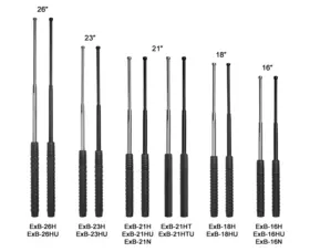 Teleskopický obušek ESP ExB-21HE, černý, kalený